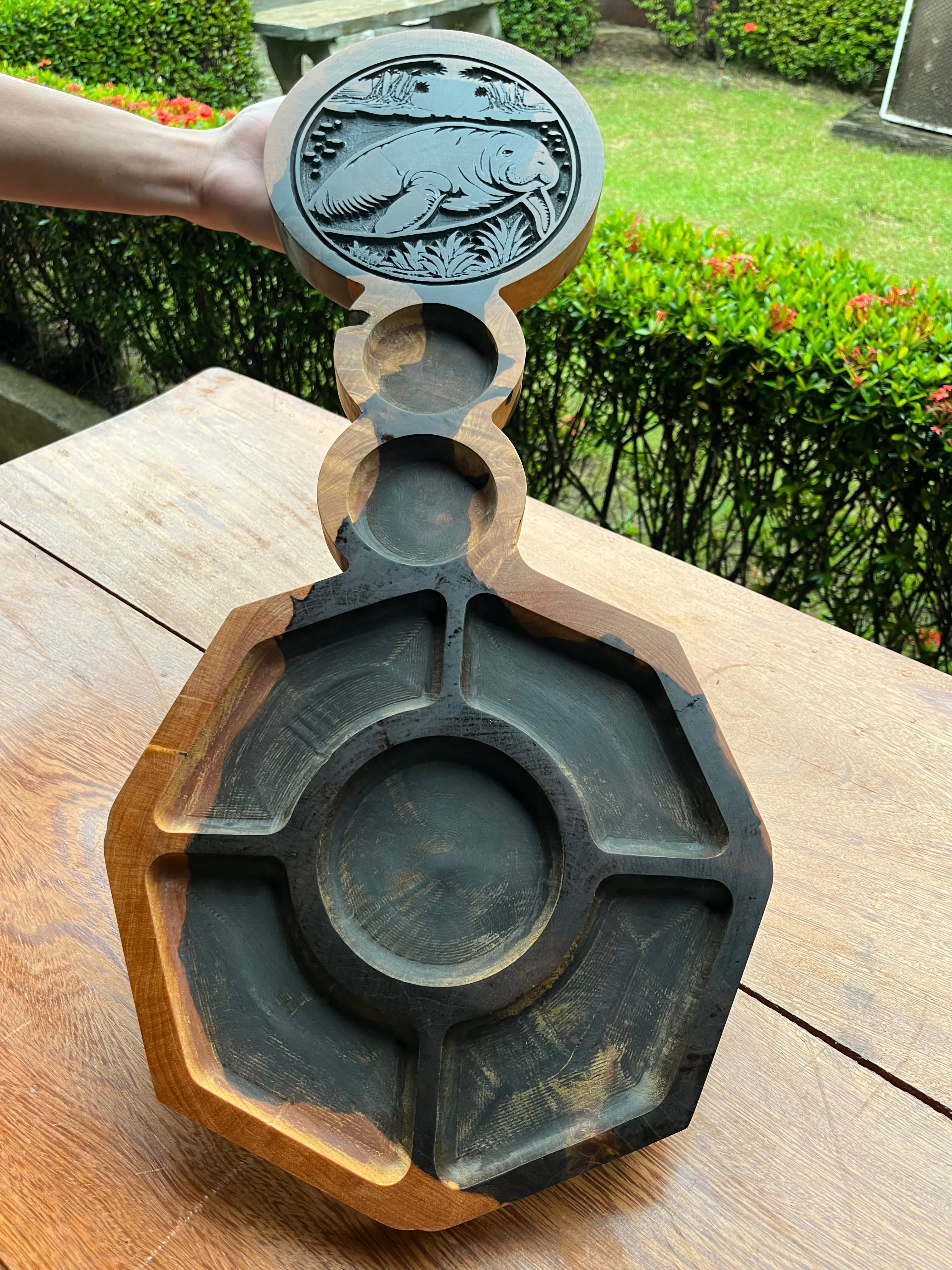 Produtos da Startup Manoa feitos de resíduos de madeira em Itacoatiara Foto Elias Lourenço (2)
